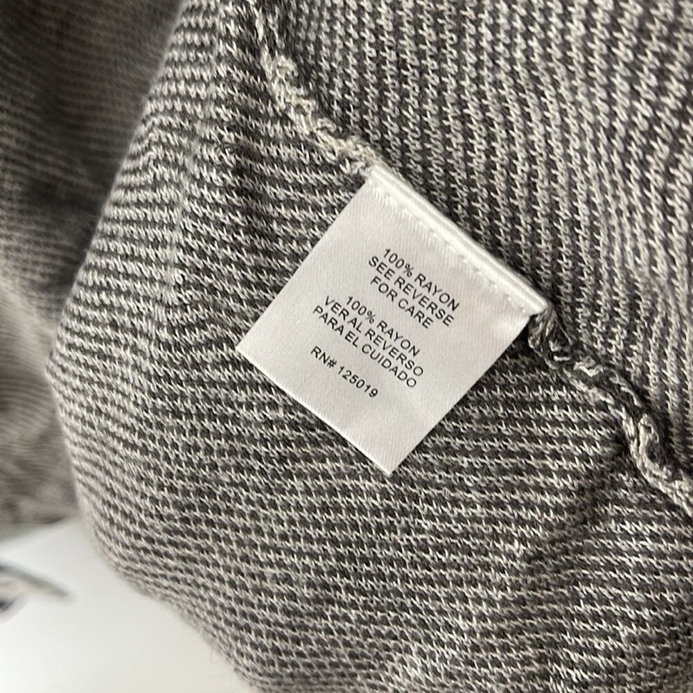 Joseph A Gray Leopard Print Rayon Open Front Knit… - image 3